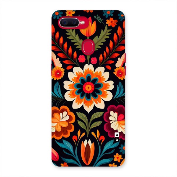 Colorful Mexican Floral Pattern Back Case for Oppo F9 Pro