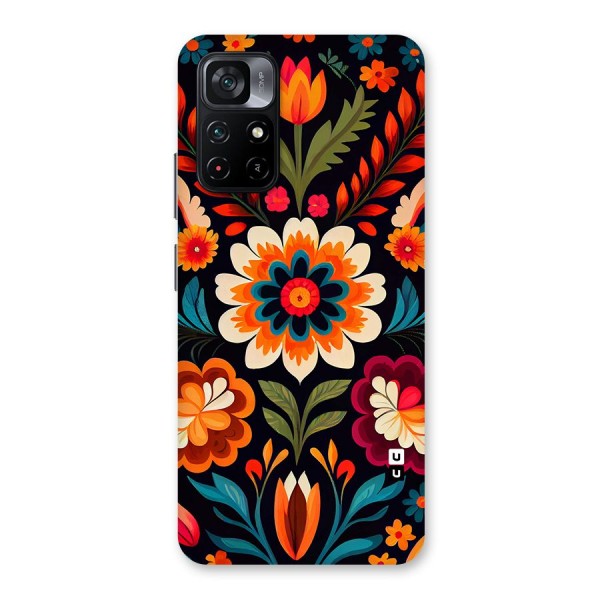 Colorful Mexican Floral Pattern Back Case for Poco M4 Pro 5G