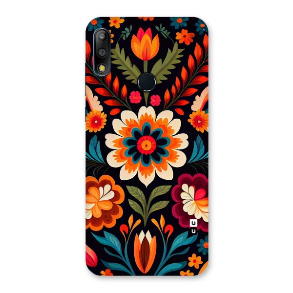 Colorful Mexican Floral Pattern Back Case for Zenfone Max Pro M2