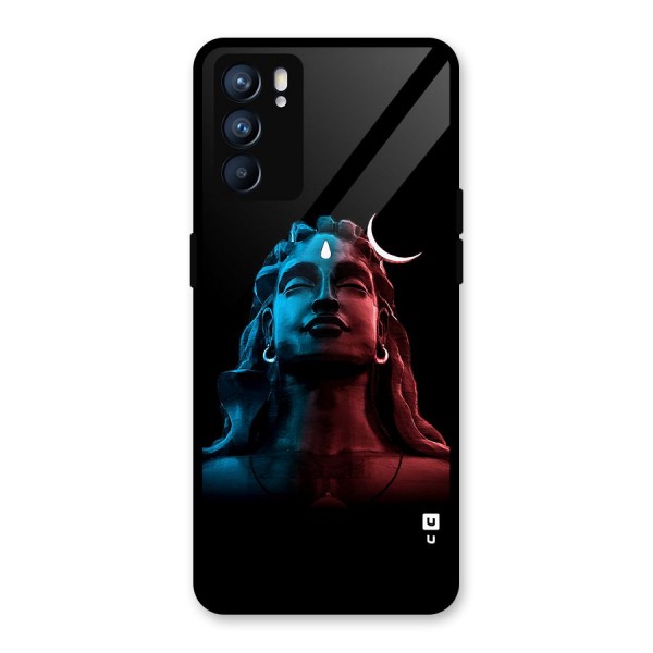 Colorful Shiva Glass Back Case for Oppo Reno6 5G