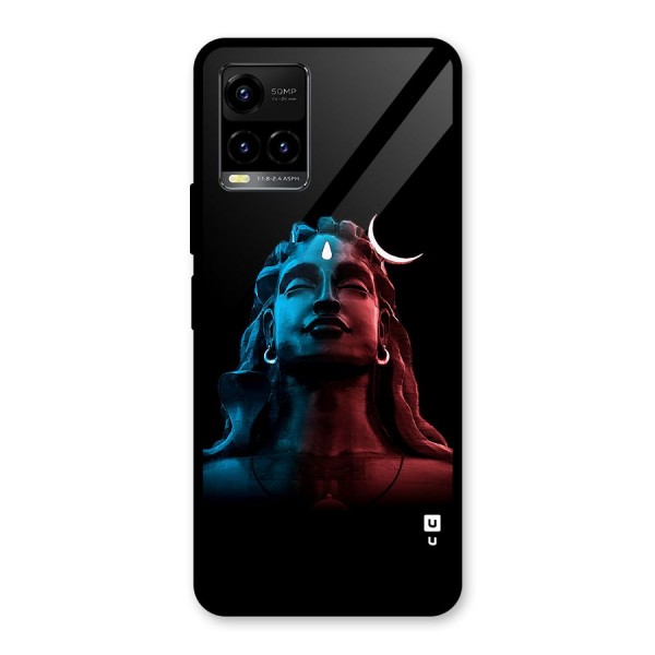 Colorful Shiva Glass Back Case for Vivo Y33s