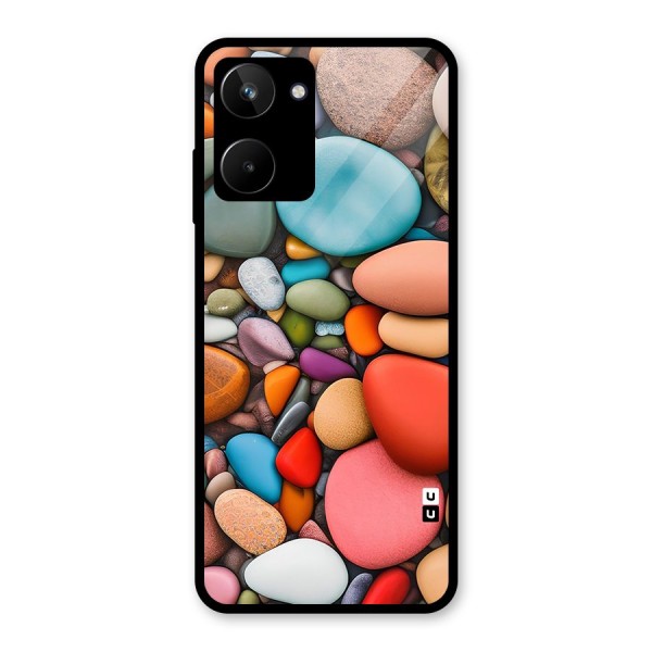 Colourful Stones Glass Back Case for Realme 10