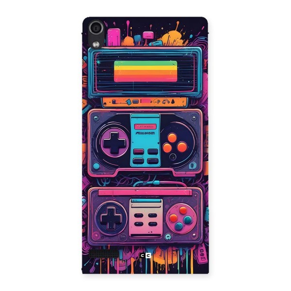 Comic Gaming Console Back Case for Ascend P6