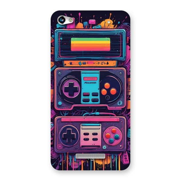 Comic Gaming Console Back Case for Canvas Hue 2 A316