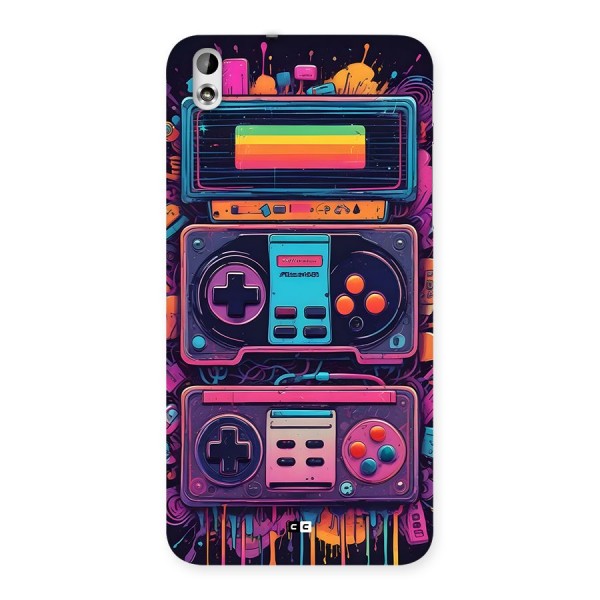 Comic Gaming Console Back Case for Desire 816
