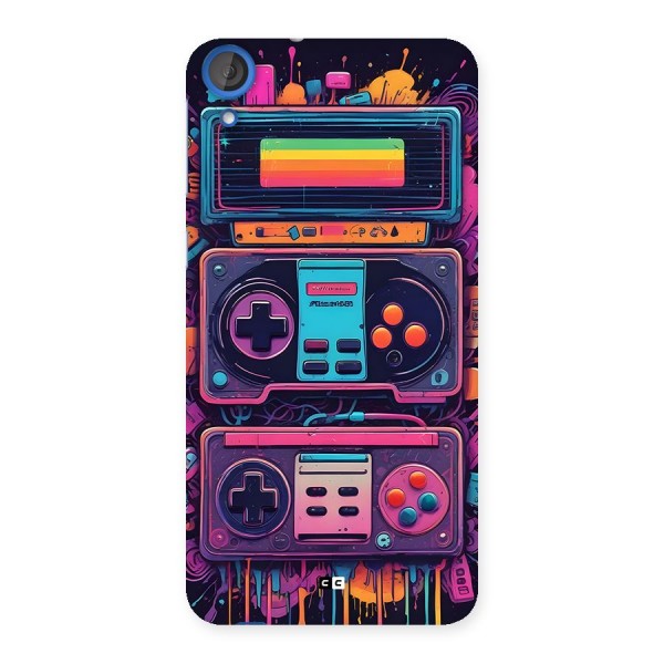 Comic Gaming Console Back Case for Desire 820