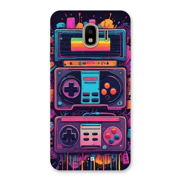 Comic Gaming Console Back Case for Galaxy J4