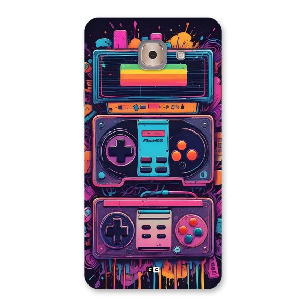Comic Gaming Console Back Case for Galaxy J7 Max