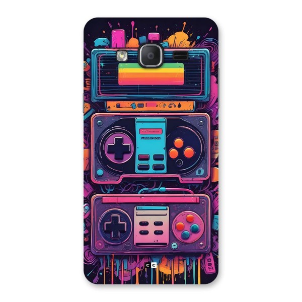 Comic Gaming Console Back Case for Galaxy On7 Pro