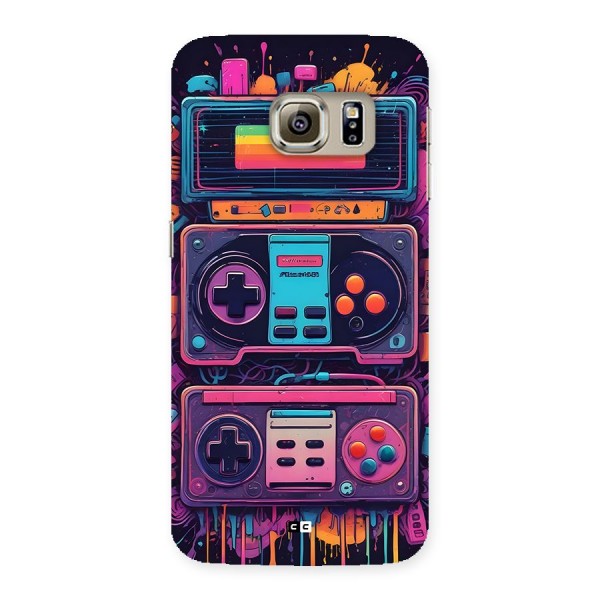 Comic Gaming Console Back Case for Galaxy S6 Edge Plus