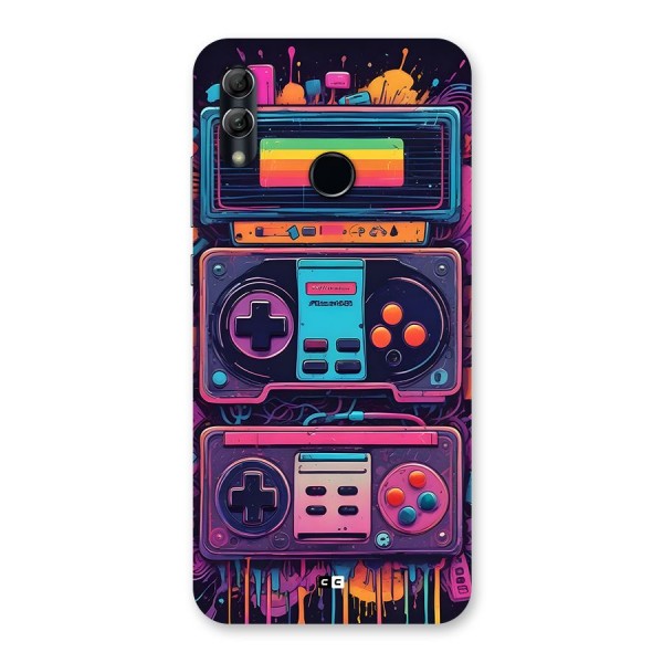 Comic Gaming Console Back Case for Honor 10 Lite