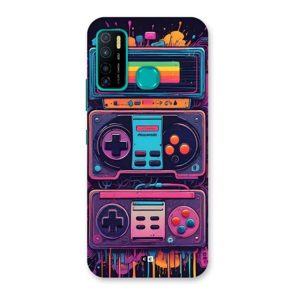 Comic Gaming Console Back Case for Infinix Hot 9 Pro