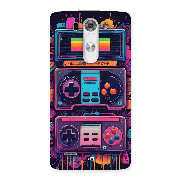 Comic Gaming Console Back Case for LG G3 Beat