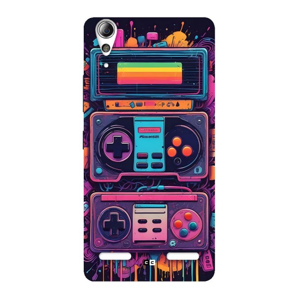Comic Gaming Console Back Case for Lenovo A6000