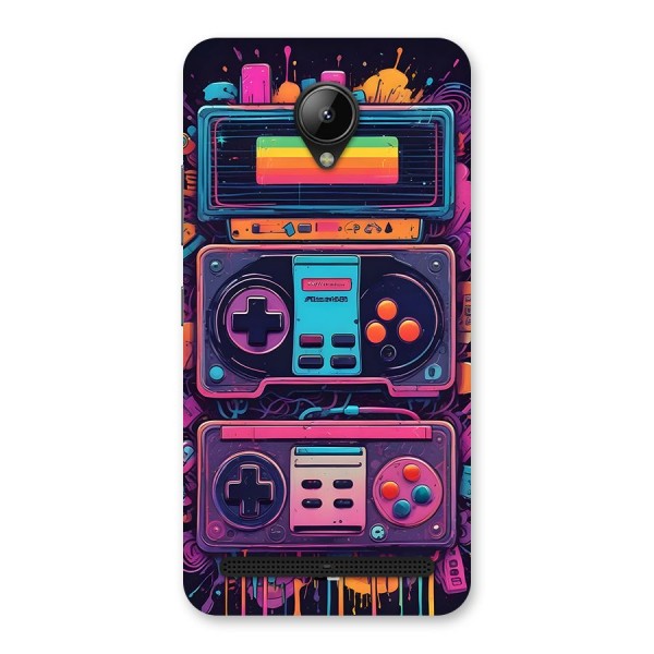 Comic Gaming Console Back Case for Lenovo C2