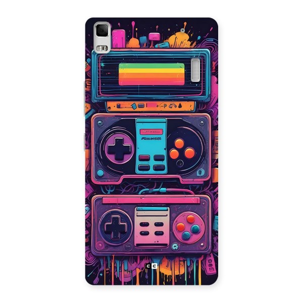 Comic Gaming Console Back Case for Lenovo K3 Note