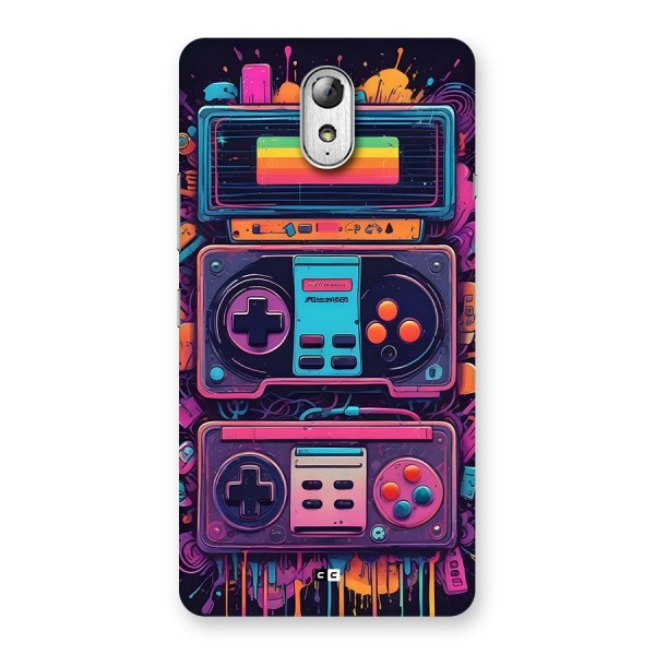 Comic Gaming Console Back Case for Lenovo Vibe P1M