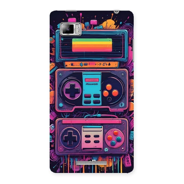 Comic Gaming Console Back Case for Lenovo Vibe Z K910