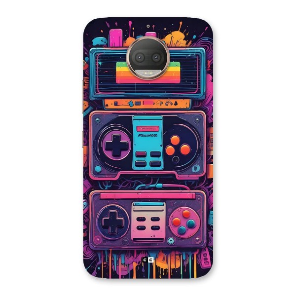 Comic Gaming Console Back Case for Moto G5s Plus