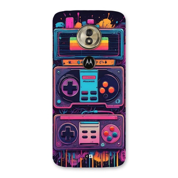 Comic Gaming Console Back Case for Moto G6 Play