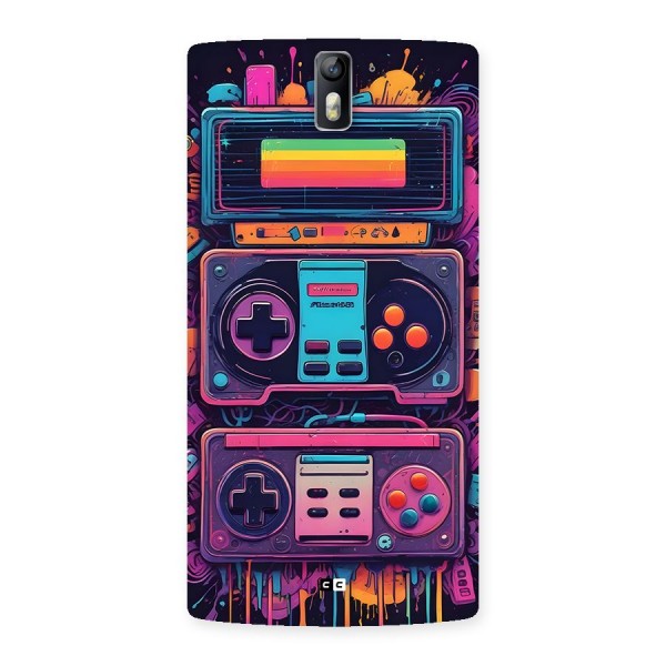 Comic Gaming Console Back Case for OnePlus One