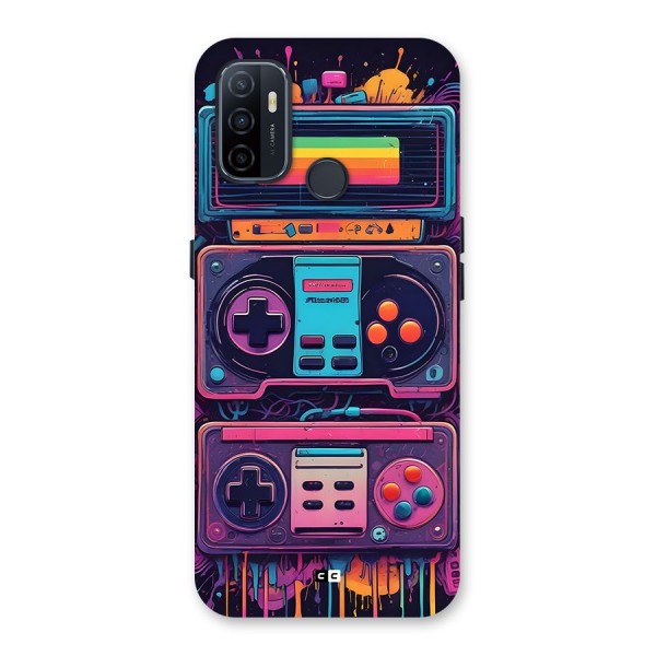Comic Gaming Console Back Case for Oppo A33 (2020)