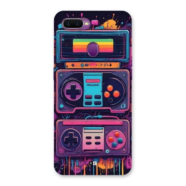 Comic Gaming Console Back Case for Oppo F9