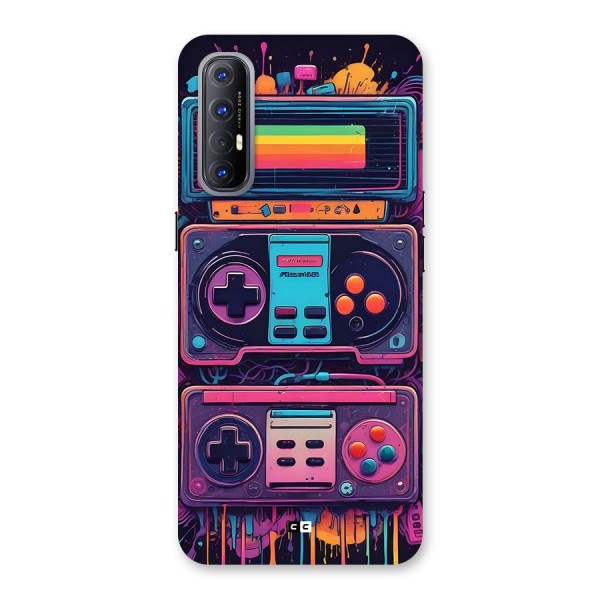 Comic Gaming Console Back Case for Oppo Reno3 Pro