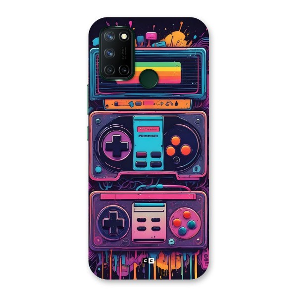 Comic Gaming Console Back Case for Realme C17