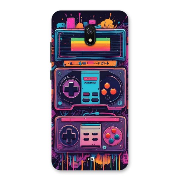 Comic Gaming Console Back Case for Redmi 8A
