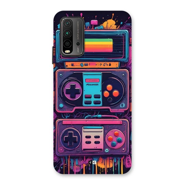 Comic Gaming Console Back Case for Redmi 9 Power