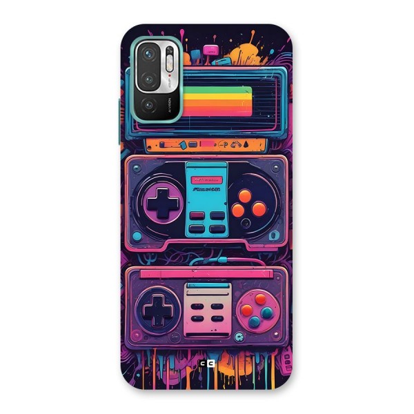 Comic Gaming Console Back Case for Redmi Note 10T 5G