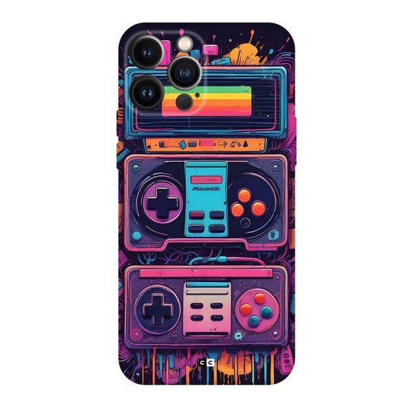 Comic Gaming Console Back Case for iPhone 13 Pro Max