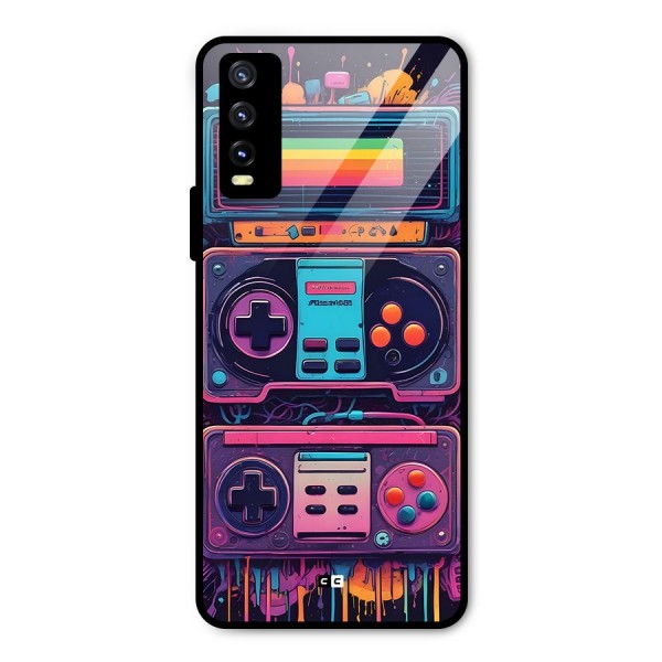 Comic Gaming Console Metal Back Case for Vivo Y20t