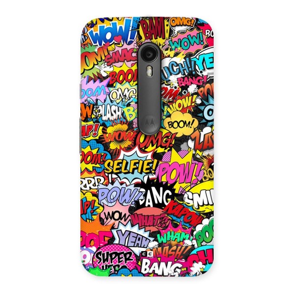 Comic Ringtone Back Case for Moto G3