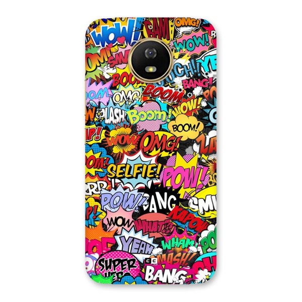 Comic Ringtone Back Case for Moto G5s