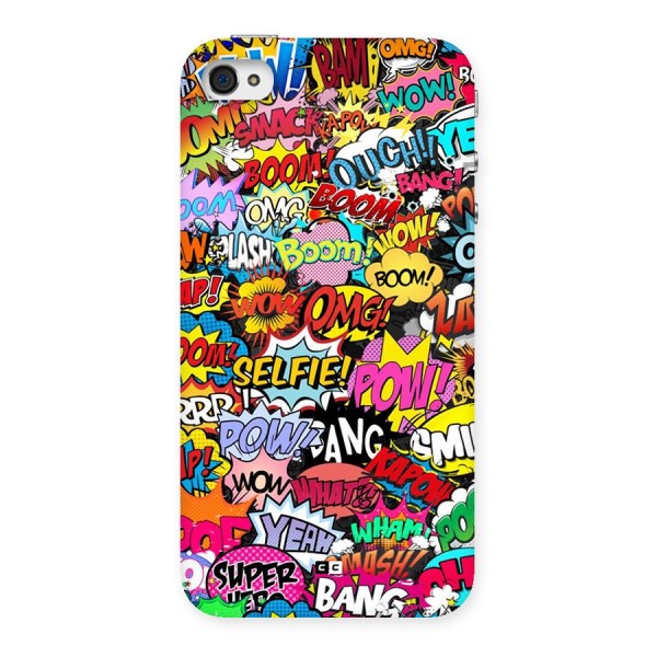 Comic Ringtone Back Case for iPhone 4 4s