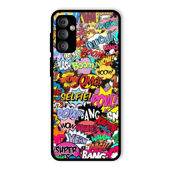 Comic Ringtone Glass Back Case for Galaxy F23