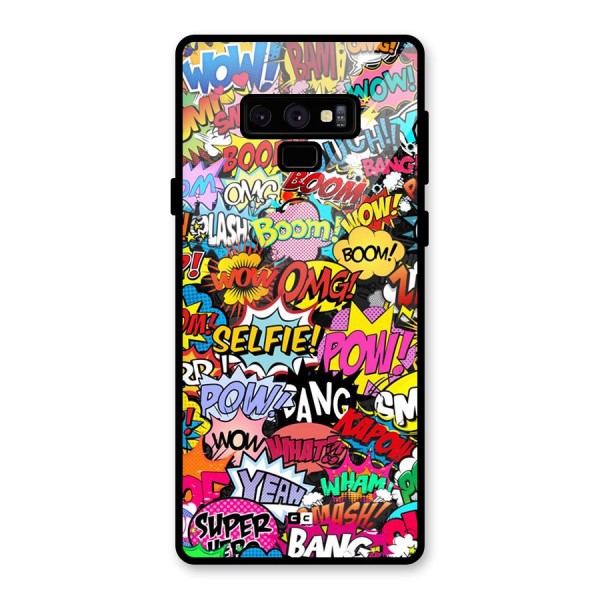 Comic Ringtone Glass Back Case for Galaxy Note 9