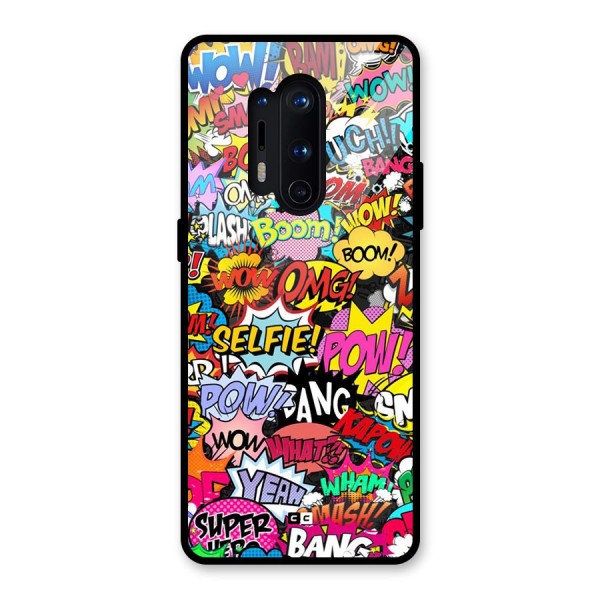 Comic Ringtone Glass Back Case for OnePlus 8 Pro