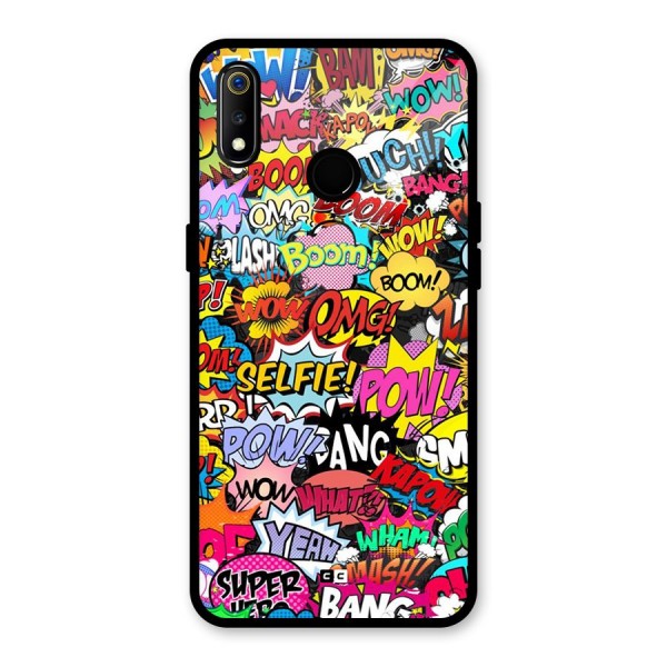 Comic Ringtone Glass Back Case for Realme 3