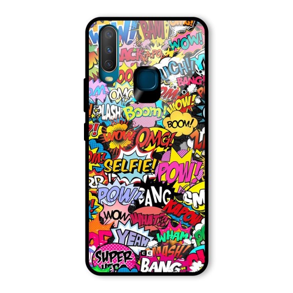 Comic Ringtone Glass Back Case for Vivo Y12