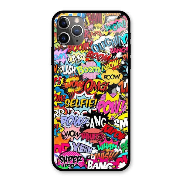 Comic Ringtone Glass Back Case for iPhone 11 Pro Max
