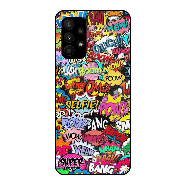 Comic Ringtone Metal Back Case for Galaxy A23