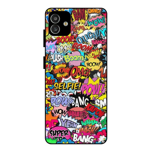 Comic Ringtone Metal Back Case for Galaxy M13 5G