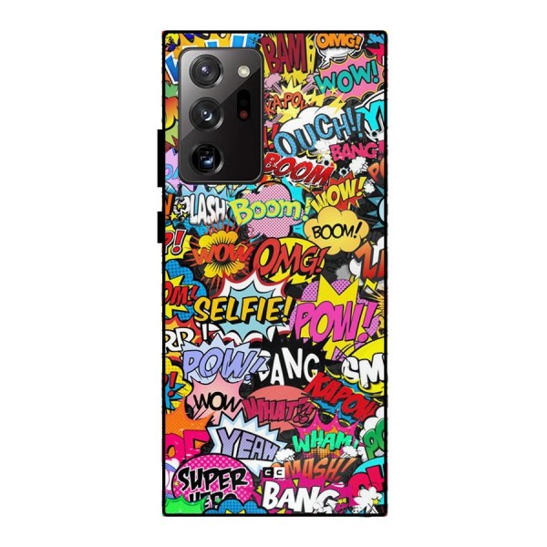 Comic Ringtone Metal Back Case for Galaxy Note 20 Ultra