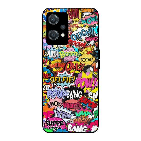 Comic Ringtone Metal Back Case for OnePlus Nord CE 2 Lite 5G