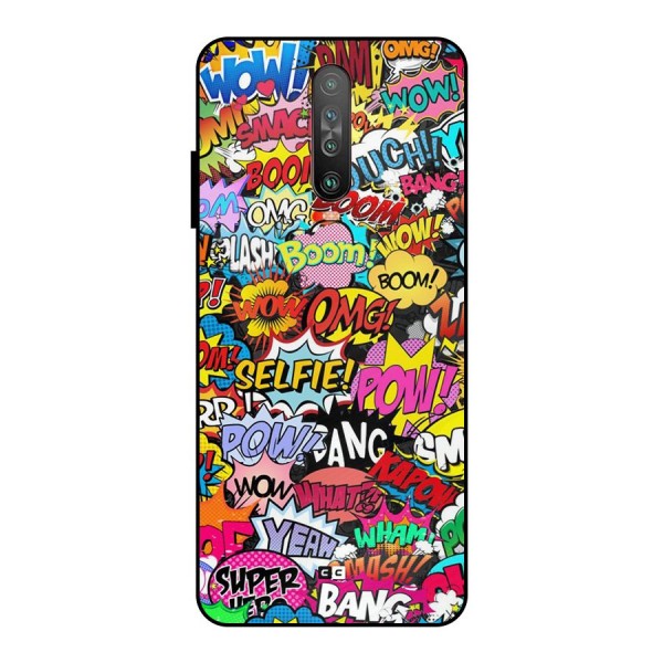 Comic Ringtone Metal Back Case for Poco X2