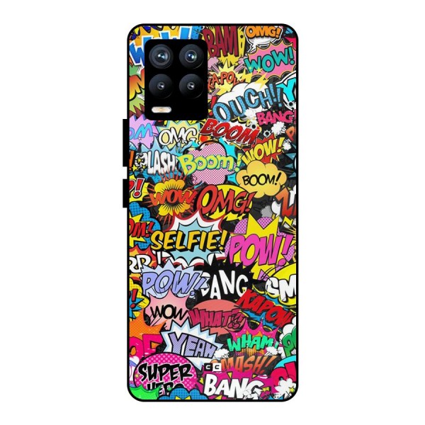 Comic Ringtone Metal Back Case for Realme 8 Pro