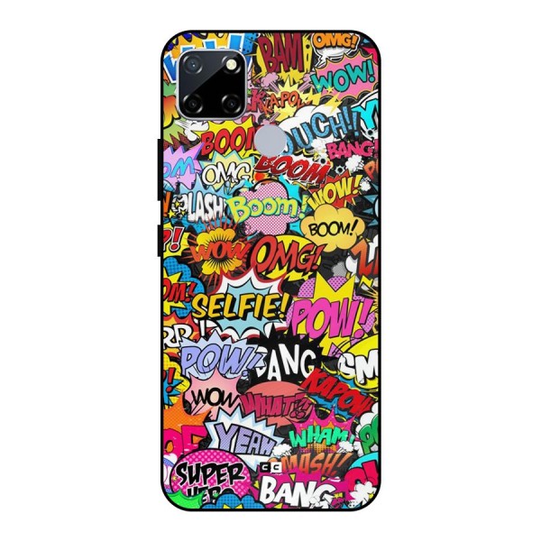 Comic Ringtone Metal Back Case for Realme Narzo 30A